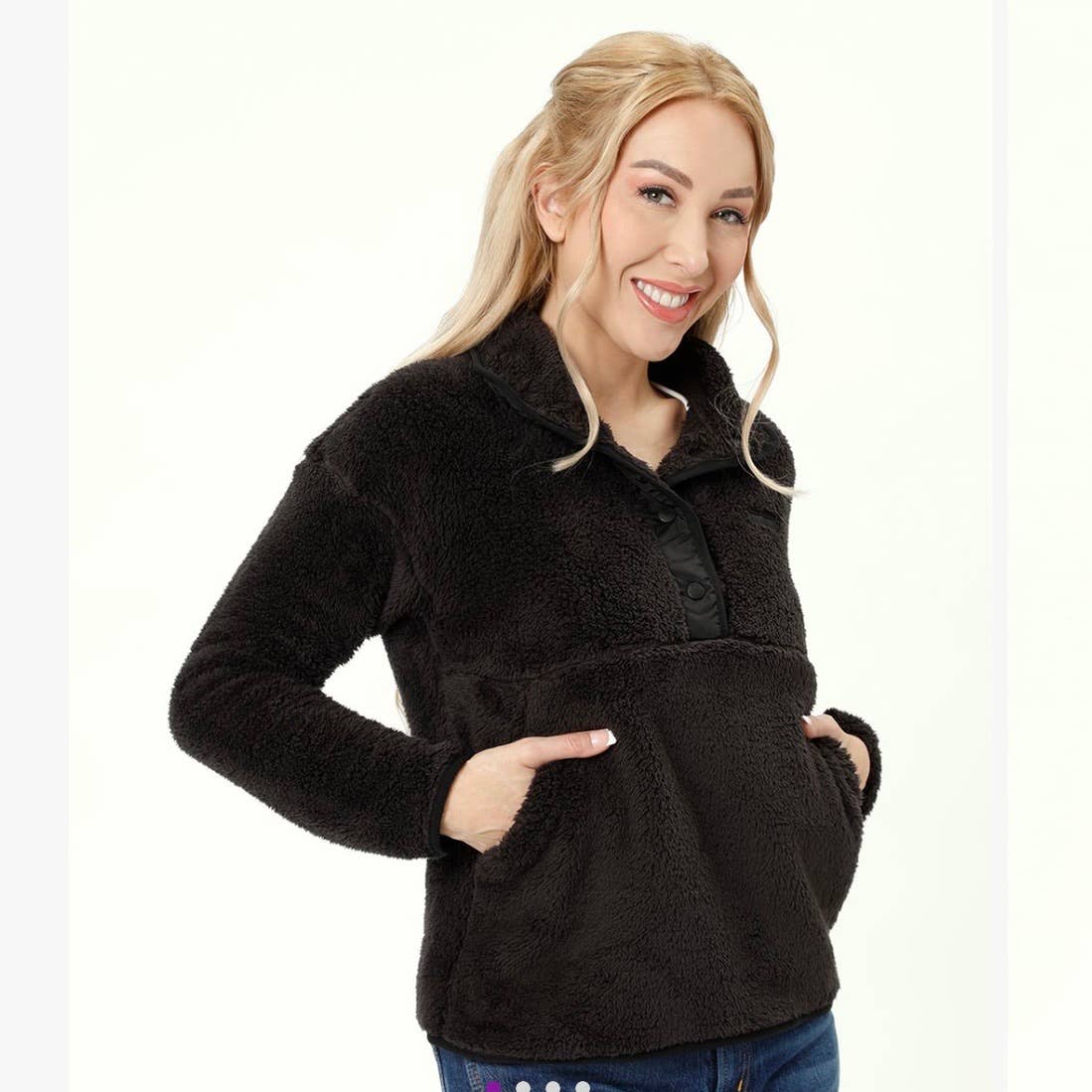 Spyder Sherpa Pullover Medium 8/10
